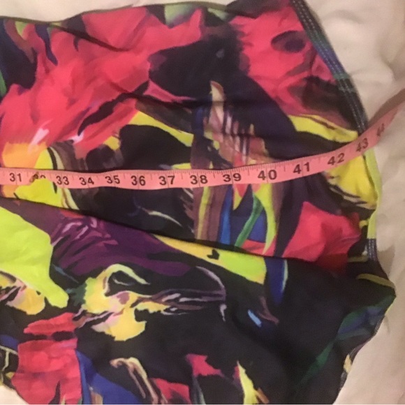 Viottiset XL multicolored 3 pieces high waist bikini maxi swimsuit cover-up NWOT - Picture 5 of 11